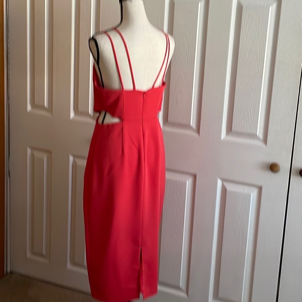 Laundry by Shelli Segal Cocktail Special Occasion Dress Coral   - 6 - Picture 8 of 10